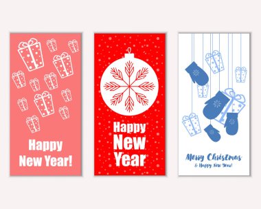 Mutlu Noeller ve mutlu yeni yıl tebrik kartları    