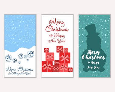 Mutlu Noeller ve mutlu yeni yıl tebrik kartları    