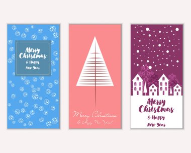 Mutlu Noeller ve mutlu yeni yıl tebrik kartları   