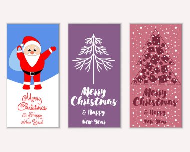 Mutlu Noeller ve mutlu yeni yıl tebrik kartları  