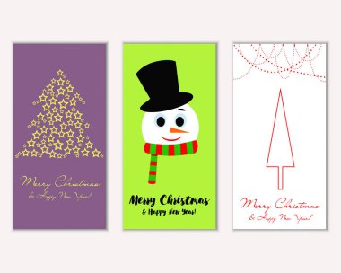 Mutlu Noeller ve mutlu yeni yıl tebrik kartları   