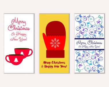 Mutlu Noeller ve mutlu yeni yıl tebrik kartları   