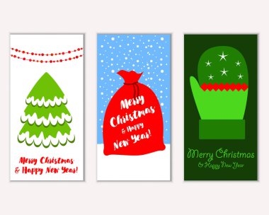 Mutlu Noeller ve mutlu yeni yıl tebrik kartları   