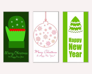 Mutlu Noeller ve mutlu yeni yıl tebrik kartları   