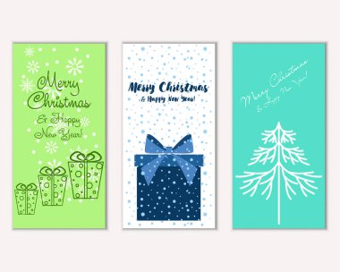 Mutlu Noeller ve mutlu yeni yıl tebrik kartları   