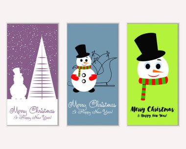 Mutlu Noeller ve mutlu yeni yıl tebrik kartları   