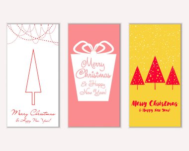 Mutlu Noeller ve mutlu yeni yıl tebrik kartları   