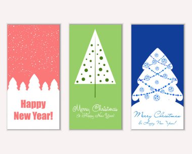 Mutlu Noeller ve mutlu yeni yıl tebrik kartları  