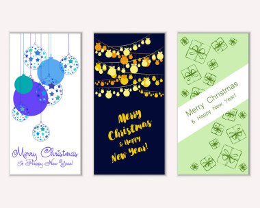 Mutlu Noeller ve mutlu yeni yıl tebrik kartları   