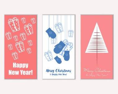 Mutlu Noeller ve mutlu yeni yıl tebrik kartları    