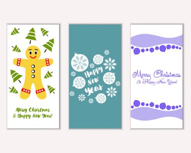 Mutlu Noeller ve mutlu yeni yıl tebrik kartları   
