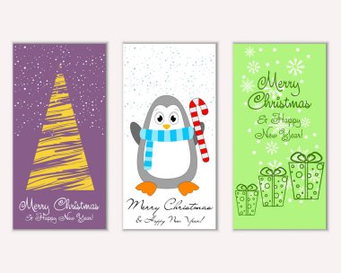 Mutlu Noeller ve mutlu yeni yıl tebrik kartları   