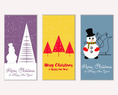 Mutlu Noeller ve mutlu yeni yıl tebrik kartları   