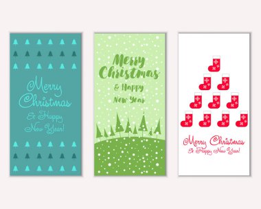 Mutlu Noeller ve mutlu yeni yıl tebrik kartları   