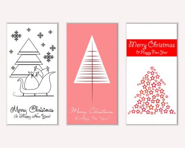 Mutlu Noeller ve mutlu yeni yıl tebrik kartları   