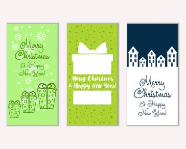 Mutlu Noeller ve mutlu yeni yıl tebrik kartları   