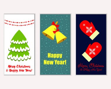 Mutlu Noeller ve mutlu yeni yıl tebrik kartları   