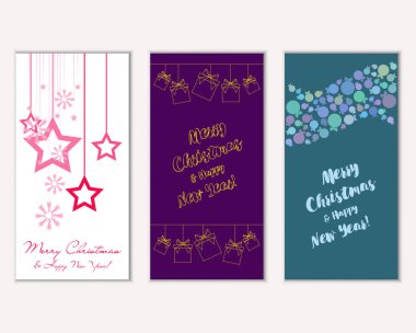 Mutlu Noeller ve mutlu yeni yıl tebrik kartları   