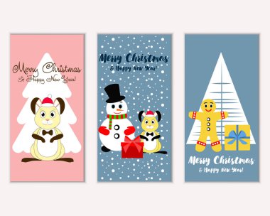 Mutlu Noeller ve mutlu yeni yıl tebrik kartları   