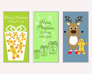 Mutlu Noeller ve mutlu yeni yıl tebrik kartları   