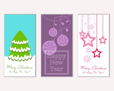 Mutlu Noeller ve mutlu yeni yıl tebrik kartları   