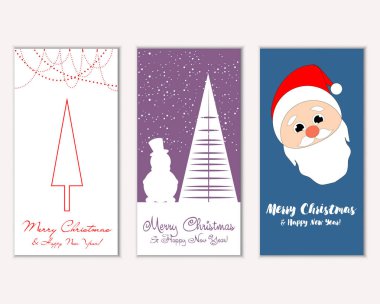 Mutlu Noeller ve mutlu yeni yıl tebrik kartları   