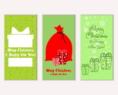 Mutlu Noeller ve mutlu yeni yıl tebrik kartları   