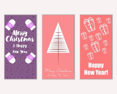 Mutlu Noeller ve mutlu yeni yıl tebrik kartları    