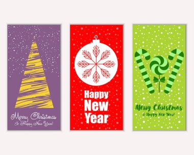 Mutlu Noeller ve mutlu yeni yıl tebrik kartları   