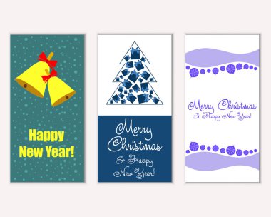 Mutlu Noeller ve mutlu yeni yıl tebrik kartları   