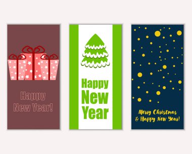 Mutlu Noeller ve mutlu yeni yıl tebrik kartları   