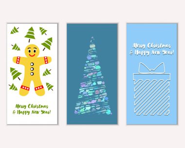 Mutlu Noeller ve mutlu yeni yıl tebrik kartları  