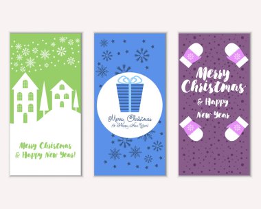 Mutlu Noeller ve mutlu yeni yıl tebrik kartları    