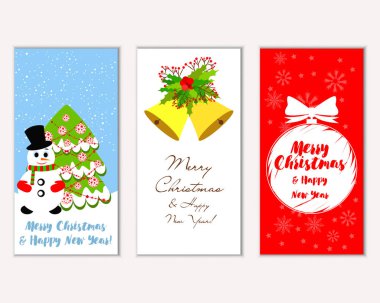 Mutlu Noeller ve mutlu yeni yıl tebrik kartları  