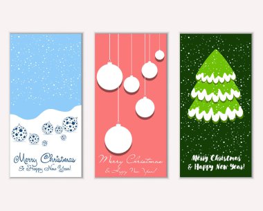 Mutlu Noeller ve mutlu yeni yıl tebrik kartları  