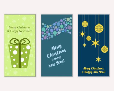 Mutlu Noeller ve mutlu yeni yıl tebrik kartları   