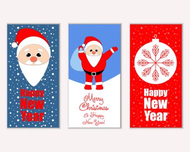 Mutlu Noeller ve mutlu yeni yıl tebrik kartları   
