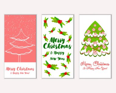 Mutlu Noeller ve mutlu yeni yıl tebrik kartları  