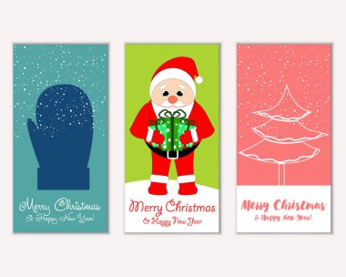 Mutlu Noeller ve mutlu yeni yıl tebrik kartları   