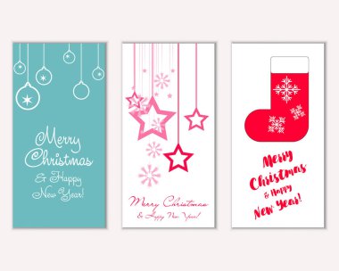Mutlu Noeller ve mutlu yeni yıl tebrik kartları   