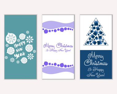 Mutlu Noeller ve mutlu yeni yıl tebrik kartları   