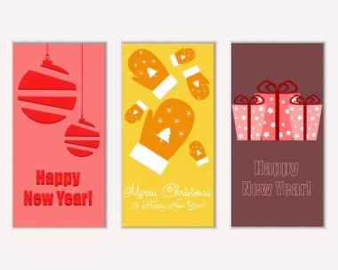 Mutlu Noeller ve mutlu yeni yıl tebrik kartları   