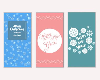 Mutlu Noeller ve mutlu yeni yıl tebrik kartları   