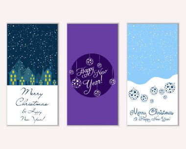 Mutlu Noeller ve mutlu yeni yıl tebrik kartları  
