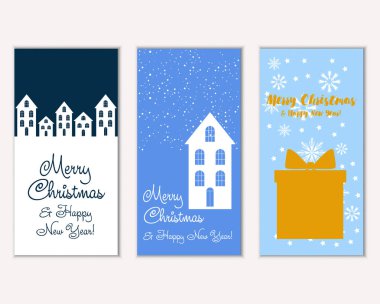 Mutlu Noeller ve mutlu yeni yıl tebrik kartları  