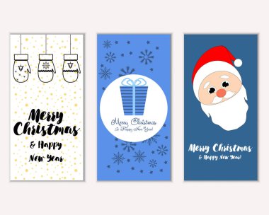 Mutlu Noeller ve mutlu yeni yıl tebrik kartları    