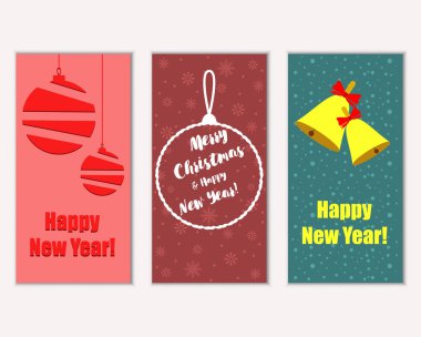 Mutlu Noeller ve mutlu yeni yıl tebrik kartları   