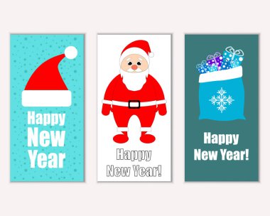 Mutlu Noeller ve mutlu yeni yıl tebrik kartları   
