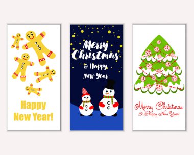 Mutlu Noeller ve mutlu yeni yıl tebrik kartları   