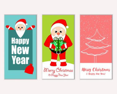 Mutlu Noeller ve mutlu yeni yıl tebrik kartları   